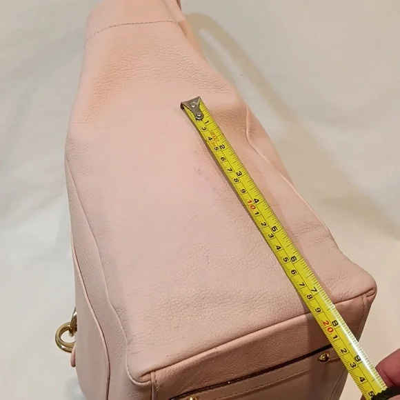 Dooney Bourke Large Logo Lock Shoulder Tote Blush Pink - Picture 7 of 16